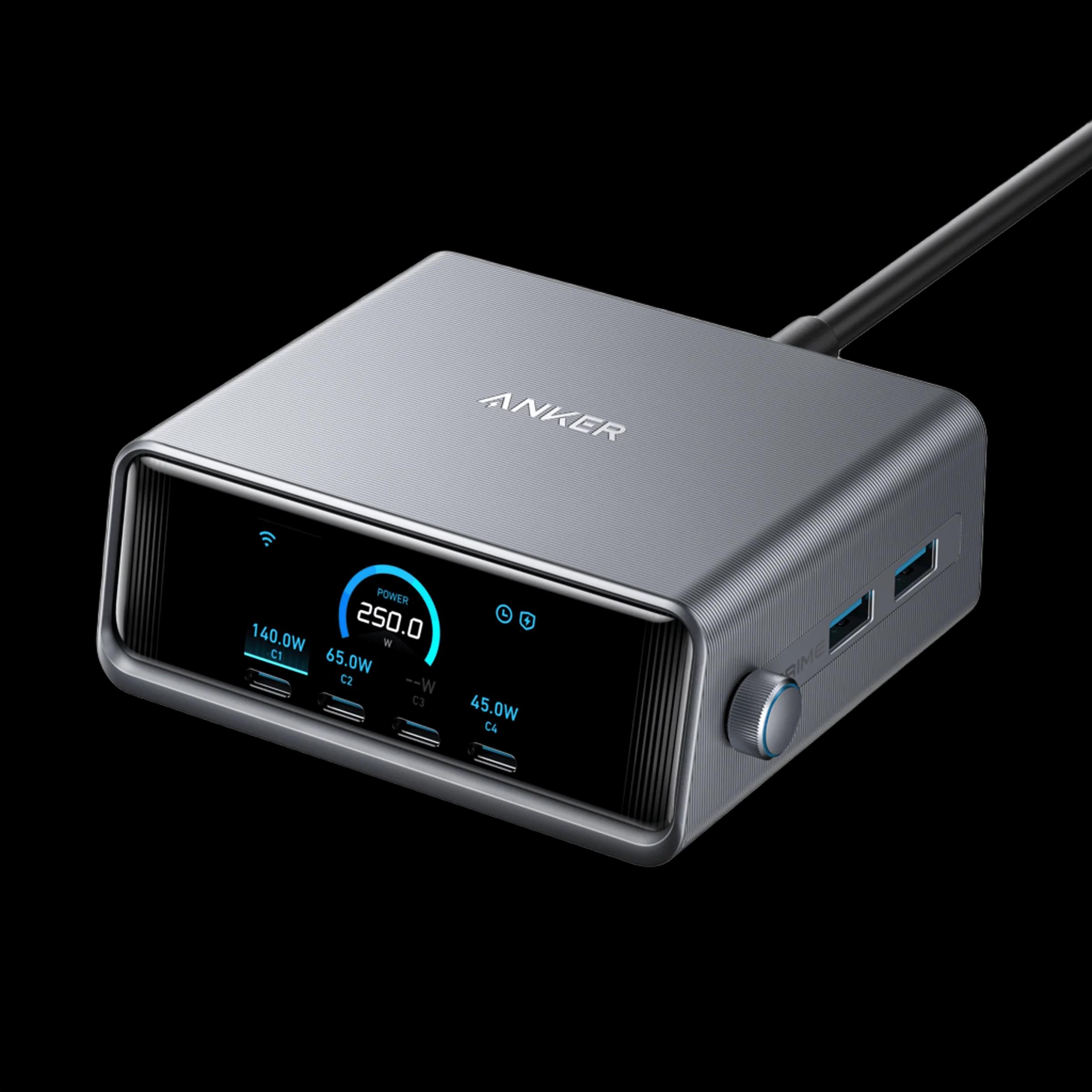 Anker Prime Charger Pro+ (250W, 6 Ports, GaNPrime) - 1