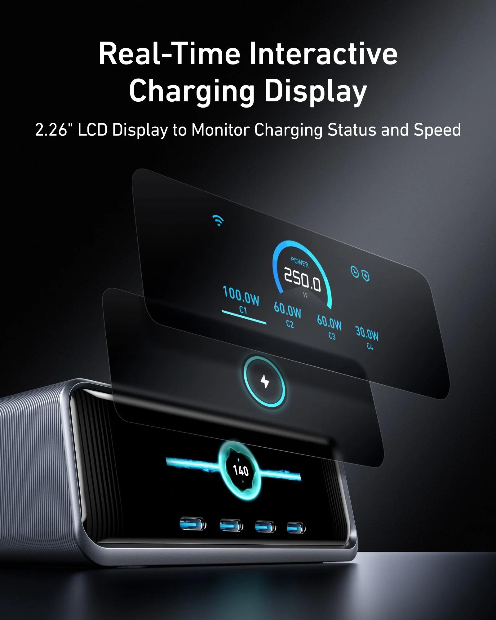 Anker Prime Charger Pro+ (250W, 6 Ports, GaNPrime) - 4